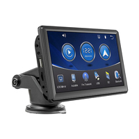 Lecteur MP5 portable pour voiture avec écran HD 7 pouces, CarPlay sans fil, Android Auto, Bluetooth, FM, autoradio, USB, WIFI, vidéo multimédia pour véhicule