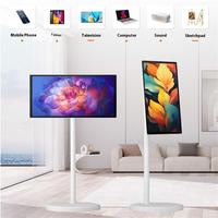 Affichage numérique LED Full HD 32 pouces, écran tactile intelligent portable, Android 13, pour la publicité en intérieur, utilisation au bureau ou à l'hôtel