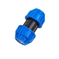 Raccords à compression PN10 PN16 PP 20mm-110mm, connecteurs rapides en polypropylène, raccords de tuyauterie filetés pour l'irrigation