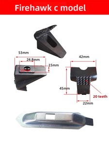 Accessoires pour machine à changer les pneus Lidihuo Yingpa : Griffe <span class=keywords><strong>de</strong></span> démontage/démontage, grande plaque, moyeu fixe en fonte, authentique - Product Image 3