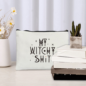 Bolsa <span class=keywords><strong>de</strong></span> maquillaje personalizada con diseño <span class=keywords><strong>de</strong></span> brujería, bolsa <span class=keywords><strong>de</strong></span> almacenamiento para viaje, bolsa <span class=keywords><strong>de</strong></span> cosméticos, regalo para despedida <span class=keywords><strong>de</strong></span> soltera - Product Image 3