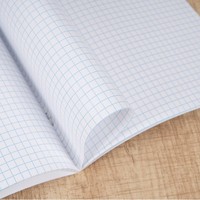 Carnet d'exercices scolaire à lignes carrées, 96 pages, reliure piquée à cheval, Afrique Congo, vente en gros à prix réduit