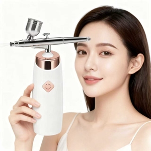 Máquina Facial Portátil y Duradera de Inyección de Oxígeno para el Cuidado de la Piel en el Hogar a Largo Plazo, Instrumento Inalámbrico de Pulverización de Oxígeno y Agua Facial - Product Image 1