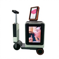 Valise de cyclisme électrique écologique et étanche DAT pour adultes avec écran d'affichage, design télescopique intelligent, grande capacité