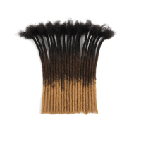 Venta de productos al por mayor Cerraduras Homme Brasileño 100% Extensiones de cabello humano Dreadlock Dread Locks Cabello humano natural para hombres