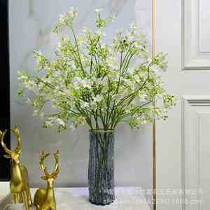 ดอกไม้ประดิษฐ์ช่อดอกไม้ตกแต่งงานแต่งงานทำด้วยมือจำลองการตกแต่งห้องนั่งเล่น - Product Image 6