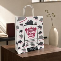 Sacs shopping en papier personnalisés imprimés avec poignées torsadées pour l'emballage de cadeaux de détail