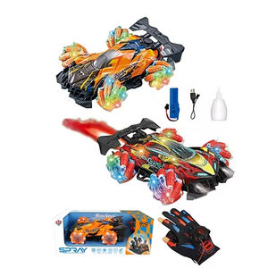 Rompecabezas para niños Educación Divertido juego interactivo Spray Stunt Car Toys con guantes Usb Control remoto RC Car Vehicle para niños - Product Image 1