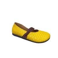 Nouvelles chaussures Mary Jane en cuir véritable tressé respirant, style rétro, faites à la main, pour femmes, à bout rond, à semelle souple, plates