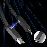 Gantungan Kunci 4-in-1 (2-in-2), kabel pengisi daya Super multifungsi 60W 100W, kabel penguncian magnetis