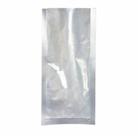 Sachets en aluminium laminé scellés sur trois côtés, adaptés à l'emballage sous vide, un côté transparent, un côté opaque