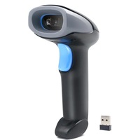 Escáner de Código de Barras Portátil 1D 2D QR, Lector de Códigos de Barras con Cable, Láser CMOS, para Inventario