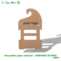 Support en carton écologique certifié FSC pour emballage de laisse et collier de chien, accessoire pour animaux de compagnie en carton recyclé