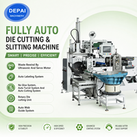 Machine de découpe et de refendage rotative entièrement automatique pour la production d'étiquettes adhésives