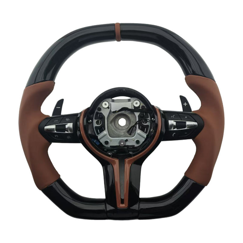 2 Series F22/F23/F44+piano black+leather+brown stitch