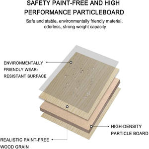 Étagère de rangement personnalisée pour lit de bébé, en forme de commode, <span class=keywords><strong>boksburg</strong></span>, 15mm, mdf - Product Image 6