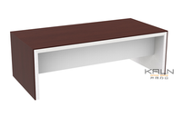 Ensemble bureau et chaise de travail moderne, table d'ordinateur simple pour espace de travail exécutif à domicile