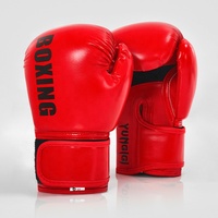 Gants de boxe de haute qualité pour la boxe, le kickboxing, l'entraînement MMA, logo personnalisable, confortables pour les coups de poing et les sacs de frappe