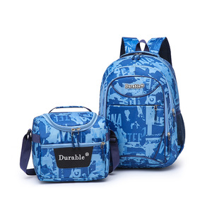 2 pezzi di zaino per studenti borsa da pranzo per adolescenti primaria scuola media e College - Product Image 1