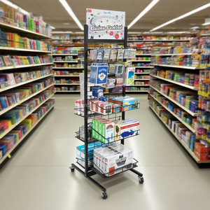 Estante <span class=keywords><strong>de</strong></span> exhibición <span class=keywords><strong>de</strong></span> planograma rodante Punto <span class=keywords><strong>DE</strong></span> <span class=keywords><strong>COMPRA</strong></span> Accesorios <span class=keywords><strong>de</strong></span> tienda Sistema <span class=keywords><strong>de</strong></span> pantallas minoristas Pantalla POS Soporte <span class=keywords><strong>de</strong></span> Farmacia <span class=keywords><strong>de</strong></span> atención médica - Product Image 3