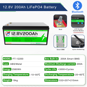 Pin 12V 200Ah, Pin Lithium LiFePo4 12V 100Ah 150Ah 200Ah 300Ah, Pin 12V 200Ah 6000 chu kỳ, dùng cho xe caravan và du thuyền - Product Image 3