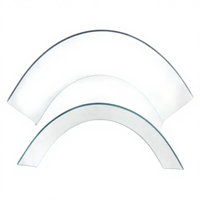 Verre trempé courbé isolant de haute qualité pour murs-rideaux écologiques, façades de bâtiments, hôtels, hôpitaux et portes de douche