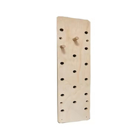 Julyfit Personnalisé Multi-taille Fitness Escalade Panneau perforé Core Musculation Murs d'escalade d'intérieur en bois