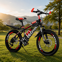 Vélo de montagne pour enfants de 20 pouces, garçons et filles, cadre en acier, freins à disque avec roues d'apprentissage, vitesse unique, vélo pour enfants de 8 à 12 ans