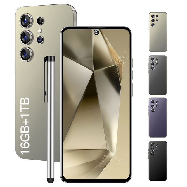 Global Version S24 Ultra smart phone 6.7 inch 16+1TB Unlock S-Pen 4G WIFI gaming S23 S24 mobile phone