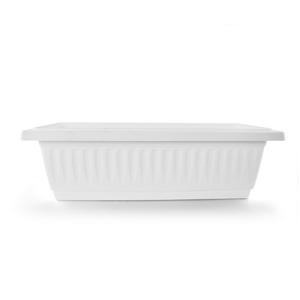 Jardinière rectangulaire Holon pour balcon, pot de fleurs en plastique épais, grand pot de fleurs, vente en gros, jardinière au sol - Product Image 3
