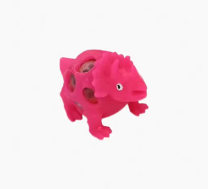 Jincan Cute <b>Silicone</b> Dinosaur Ball Toy Anti-Stress Mesh <b>Bead</b> Squishy Squeezed Toys for Kids for Boys and Girls - Product Image 4