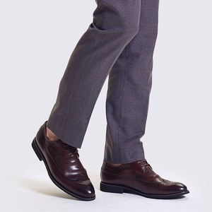 <span class=keywords><strong>Scarpe</strong></span> <span class=keywords><strong>Eleganti</strong></span> da <span class=keywords><strong>Uomo</strong></span> in Vera Pelle di Vacchetta, Comode e Formali, Fornite da OEM, Ideali per l'Inverno - Product Image 4