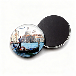 Personalized 3D Photo Dome Refrigerator Bulk Order for Promotional Travel Gifts Glass <b>Fridge</b> Magnet - Product Image 4