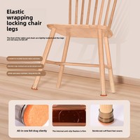 Accessoires de meubles écologiques, protections de pieds de chaise en feutre avec bordure en PVC, protections de pieds de chaise pour tabourets et tables