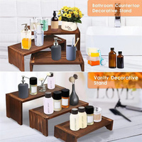 Présentoirs en bois pour aliments, desserts, parfums, collections, artisanat en bois