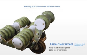 Tốt Nhất Bán Ngọc Bích Ấm 9 Ngọc Bộ Con Lăn Nước Nóng Điện Massager Cho Cơ Thể Ứng Dụng Massage Giường - Product Image 4