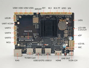 Mini thông minh khe cắm thẻ Sim cánh tay 4G LVDS <span class=keywords><strong>RK3399</strong></span> rửa máy bán hàng tự động quảng cáo kiosk máy chiếu POS Bảng điều khiển Bo mạch chủ - Product Image 6