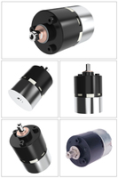 Gearbox DC Planetary 24mm 5V Presisi Tinggi Rendah Kebisingan, Motor Gear Torsi Tinggi 5V untuk Penggetar Jam Tangan dan Pemijat Mata