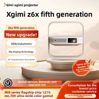 Projecteur DLP CRT XGIMI Z6X 5e génération 1080P 3D avec mise au point automatique intégrée, léger (2 kg), portable, intelligent, sans fil, Android 9, 16 Go