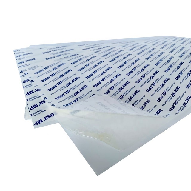 A4 Size Double Coated Adhesive Pvc Film Tape Widely For Plastic Fillm Lamination/bonding Tesa 88681 Tape Sheet