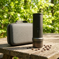 Kommerzielle Smarte Halbautomatische Tragbare Kaffeemaschine mit Heißwassersystem aus ABS-Kunststoff und Aluminiumlegierung im Modernen Design, Elektrisch