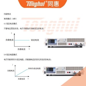 ตัวโหลดอิเล็กทรอนิกส์แบบตั้งโปรแกรมได้ Tonghui TH8403 พร้อมอินเทอร์เฟซ RS232 USB LAN สำหรับการทดสอบ - Product Image 5