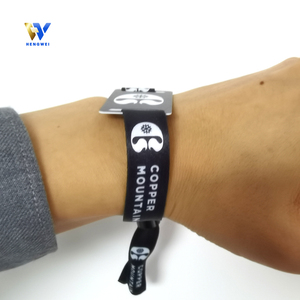 Pulsera NFC personalizada Código <span class=keywords><strong>QR</strong></span> Entradas para eventos del festival, pulseras RFID tejidas, pulseras NFC desechables - Product Image 4