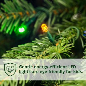 Mixed Christmas Tree LED <b>Lights</b> (Multicolored/Warm White) Holiday Decor Living Room - Product Image 4