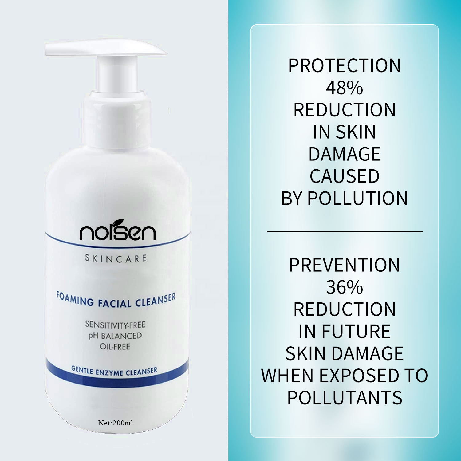 private label  Face Care Deep Cleansing Black Head Remover Massage Foaming Facial Cleanser For All Skin