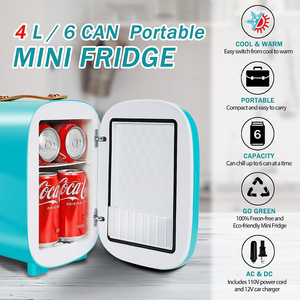 Refrigerador Termoeléctrico Portátil de Lujo, Pequeño y Bonito, de 4 Litros y 12V, para Enfriar y Calentar, Venta al Por Mayor - Product Image 2