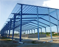 Bâtiment préfabriqué à structure métallique, entrepôt, salle de sport, service de soudage, atelier, usine