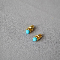 2024 plus récent 925 argent Sterling aiguille naturel rouge/vert/noir Agate pierres naturelles charme boucles d'oreilles pour les femmes