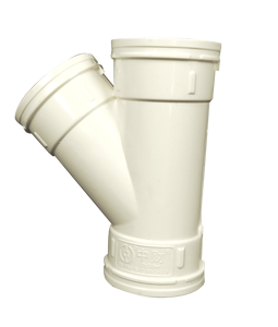 Pipa PVC Wye Tee Langsung dari Pabrik, Hemat Biaya untuk Irigasi Pertanian - Product Image 1
