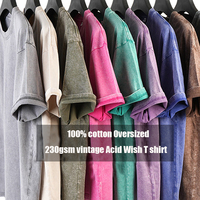 T-shirt personnalisé pour homme, effet délavé, 100% coton, coupe ample, grande taille, t-shirts graphiques pour homme, impression de logo, t-shirt vintage pour homme